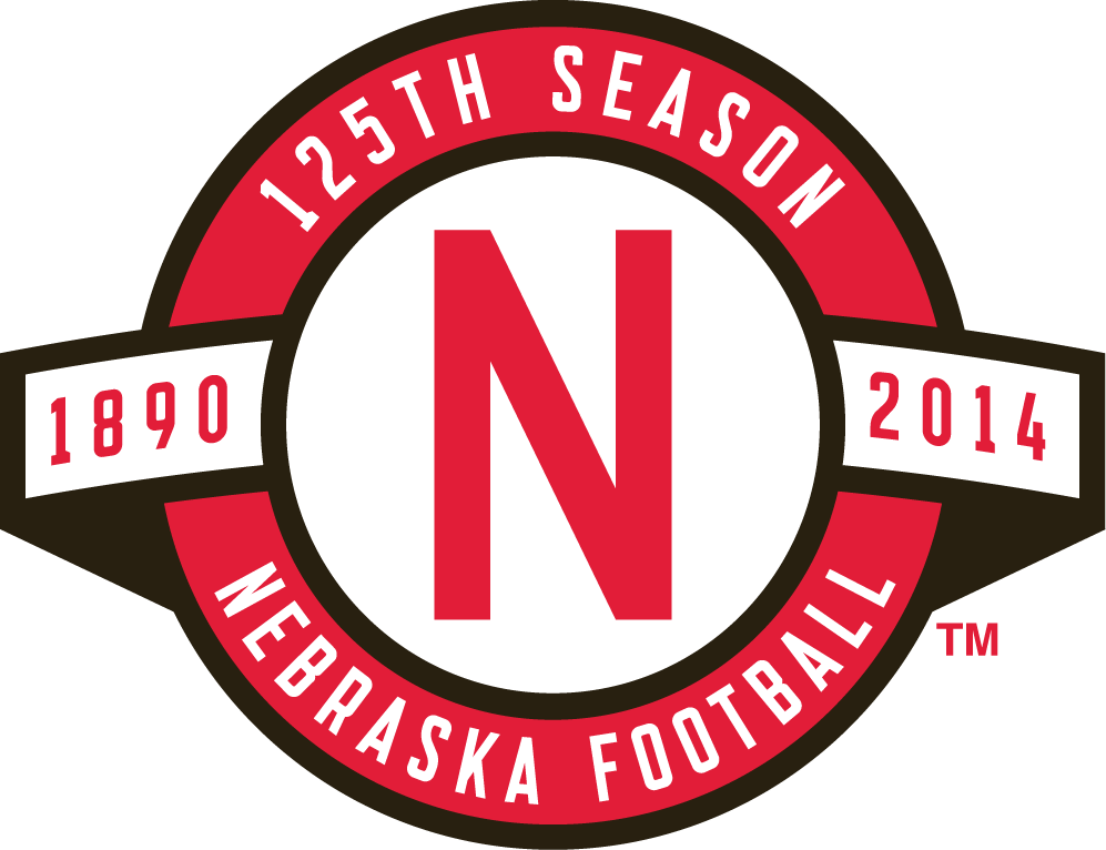 Nebraska Cornhuskers 2014 Anniversary Logo diy DTF decal sticker